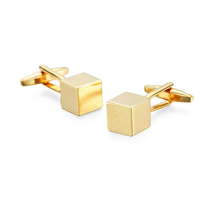 Classic Square Cufflinks For Men Custom Silver Gold Simple Style Business Shirt Cuff Button High Quality Factory Price