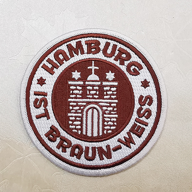 Hot sales custom embroidery woven patch 