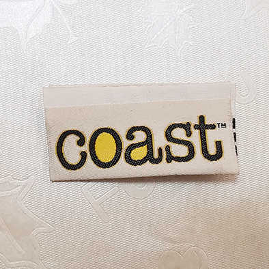 Professional Computerized Clothing Woven Label with Paper Back