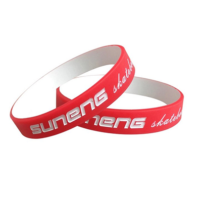 Customized  cool sports rubber silicone wristbands