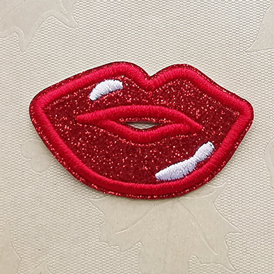 Mouth paillette patches