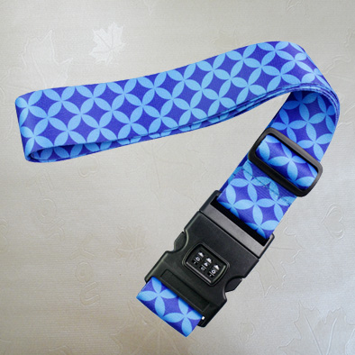 Colorful Adjustable Heavy Duty Accessories Luggage Strap With Coded Lock